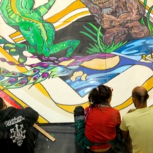 25 Student Painting East Rock mural